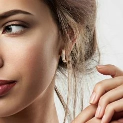 Stella Grace 3-Tone 10k Gold, Rose Gold & White Gold Triple Row Twisted Hoop Earrings 3 Stella Grace 3-Tone 10k Gold, Rose Gold & White Gold Triple Row Twisted Hoop Earrings -Stella Grace Sales unnamed file 4058