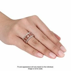 Stella Grace Two Tone Sterling Silver 1/4 Carat T.W. Diamond Filigree Ring -Stella Grace Sales unnamed file 4064