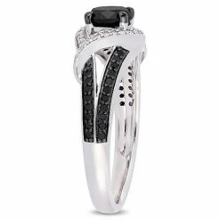 Stella Grace 10k White Gold 1 Carat T.W. Black & White Diamond Split Shank Engagement Ring 9 Stella Grace 10k White Gold 1 Carat T.W. Black & White Diamond Split Shank Engagement Ring -Stella Grace Sales unnamed file 4249