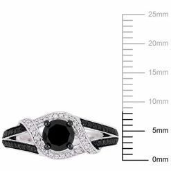 Stella Grace 10k White Gold 1 Carat T.W. Black & White Diamond Split Shank Engagement Ring 11 Stella Grace 10k White Gold 1 Carat T.W. Black & White Diamond Split Shank Engagement Ring -Stella Grace Sales unnamed file 4251