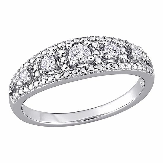 Stella Grace 10K White Gold 1/4 Carat T.W. Diamond Ring 1 Stella Grace 10K White Gold 1/4 Carat T.W. Diamond Ring