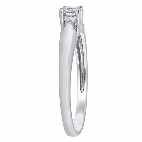 Stella Grace 10k White Gold 1/5 Carat T.W. Diamond Solitaire Engagement Ring 2 Stella Grace 10k White Gold 1/5 Carat T.W. Diamond Solitaire Engagement Ring - Image 2