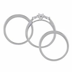 Stella Grace 10k White Gold 1/4 Carat T.W. Diamond 3-Piece Engagement Ring Set 7 Stella Grace 10k White Gold 1/4 Carat T.W. Diamond 3-Piece Engagement Ring Set -Stella Grace Sales unnamed file 4471