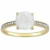 Stella Grace 10k Gold White Opal & Diamond Accent Solitaire Ring