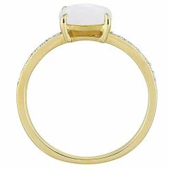 Stella Grace 10k Gold White Opal & Diamond Accent Solitaire Ring -Stella Grace Sales unnamed file 4506