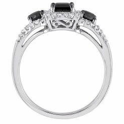 Stella Grace 10k White Gold 1 Carat Black & White Diamond Engagement Ring -Stella Grace Sales unnamed file 451