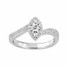 Stella Grace Sterling Silver 1/4 Carat T.W. Diamond Marquise Ring