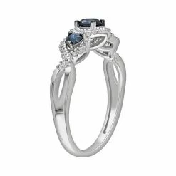 Stella Grace Round-Cut Blue & White Diamond 3-Stone Engagement Ring In 14k White Gold (1/2 Ct. T.W.) 6 Stella Grace Round-Cut Blue & White Diamond 3-Stone Engagement Ring In 14k White Gold (1/2 Ct. T.W.) -Stella Grace Sales unnamed file 461