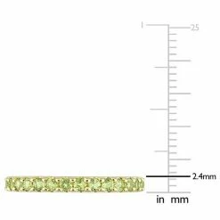 Stella Grace 10k Gold Peridot Eternity Ring 13 Stella Grace 10k Gold Peridot Eternity Ring -Stella Grace Sales unnamed file 4613