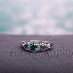 Stella Grace Round-Cut Blue & White Diamond 3-Stone Engagement Ring In 14k White Gold (1/2 Ct. T.W.) 8 Stella Grace Round-Cut Blue & White Diamond 3-Stone Engagement Ring In 14k White Gold (1/2 Ct. T.W.) -Stella Grace Sales unnamed file 463