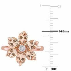 Stella Grace 10k Rose Gold Morganite & Diamond Accent Flower Ring 17 Stella Grace 10k Rose Gold Morganite & Diamond Accent Flower Ring -Stella Grace Sales unnamed file 4683