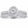 Stella Grace 10k White Gold 1/2 Carat T.W. Diamond Engagement Ring Set