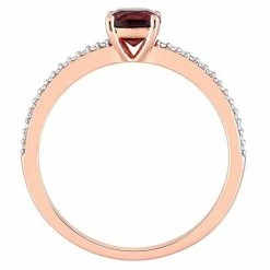 Stella Grace 10k Rose Gold Garnet & Diamond Accent Promise Ring -Stella Grace Sales unnamed file 4836