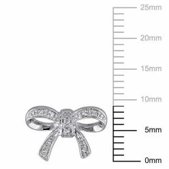 Stella Grace 10k White Gold Diamond Accent Bow Stud Earrings 6 Stella Grace 10k White Gold Diamond Accent Bow Stud Earrings -Stella Grace Sales unnamed file 4849