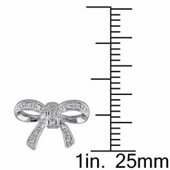 Stella Grace 10k White Gold Diamond Accent Bow Stud Earrings 7 Stella Grace 10k White Gold Diamond Accent Bow Stud Earrings -Stella Grace Sales unnamed file 4850