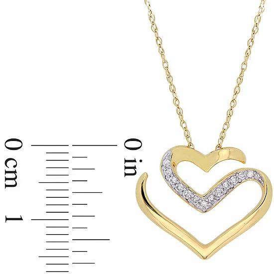 Stella Grace 10k Gold 1/10 Carat T.W. Diamond Necklace 6 Stella Grace 10k Gold 1/10 Carat T.W. Diamond Necklace - Image 6