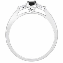 Stella Grace 10k White Gold 1/4 Carat T.W. Black & White Diamond 3-Stone Engagement Ring 11 Stella Grace 10k White Gold 1/4 Carat T.W. Black & White Diamond 3-Stone Engagement Ring -Stella Grace Sales unnamed file 4952