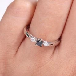 Stella Grace 10k White Gold 1/4 Carat T.W. Black & White Diamond 3-Stone Engagement Ring 17 Stella Grace 10k White Gold 1/4 Carat T.W. Black & White Diamond 3-Stone Engagement Ring -Stella Grace Sales unnamed file 4958