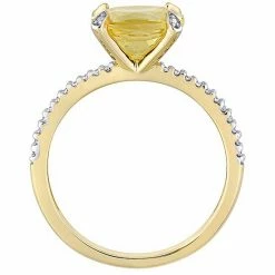 Stella Grace 10k Gold Citrine & 1/4 Carat T.W. Diamond Oval Ring -Stella Grace Sales unnamed file 5116