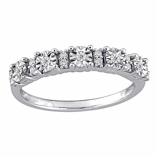 Stella Grace 10k White Gold 1/10 Carat T.W. Diamond Ring 1 Stella Grace 10k White Gold 1/10 Carat T.W. Diamond Ring