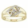 Stella Grace Men's 10k Gold Diamond Accent "DAD" Ring