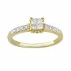 Stella Grace Princess-Cut Diamond Engagement Ring In 10k Gold (1/4 Ct. T.W.)