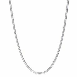 Stella Grace Men's Sterling Silver Snake Chain Necklace