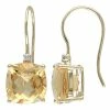 Stella Grace 10k Gold Citrine & Diamond Accent Hook Earrings