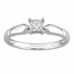 Stella Grace 10k White Gold 1/3 Carat T.W. Diamond Solitaire Engagement Ring