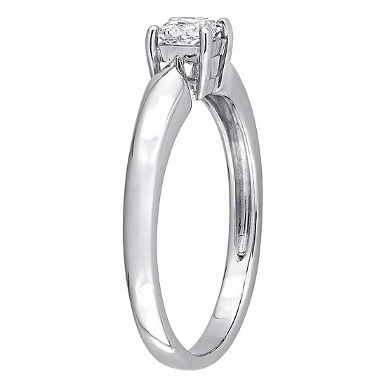 Stella Grace 10k White Gold 1/3 Carat T.W. Diamond Solitaire Engagement Ring 2 Stella Grace 10k White Gold 1/3 Carat T.W. Diamond Solitaire Engagement Ring - Image 2
