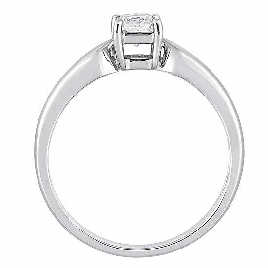 Stella Grace 10k White Gold 1/3 Carat T.W. Diamond Solitaire Engagement Ring 3 Stella Grace 10k White Gold 1/3 Carat T.W. Diamond Solitaire Engagement Ring - Image 3