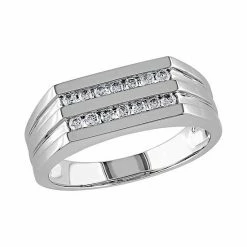 Men's Stella Grace 10k White Gold 1/3 Carat T.W. Diamond Ring