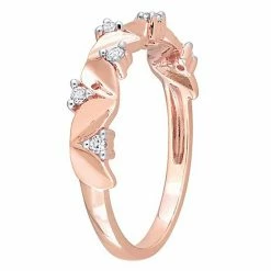 Stella Grace 18k Rose Gold Over Silver White Topaz Semi-Eternity Ring 4 Stella Grace 18k Rose Gold Over Silver White Topaz Semi-Eternity Ring -Stella Grace Sales unnamed file 5521