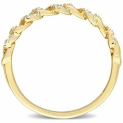 Stella Grace 14k Gold 1/8 Carat T.W. Diamond Link Wedding Ring 6 Stella Grace 14k Gold 1/8 Carat T.W. Diamond Link Wedding Ring -Stella Grace Sales unnamed file 553