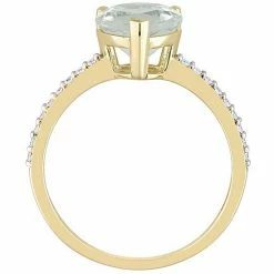 Stella Grace 14k Gold Green Quartz & Diamond Accent Heart Ring -Stella Grace Sales unnamed file 5537
