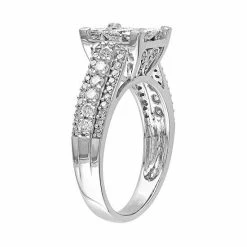Stella Grace Lovemark 10k White Gold 1 1/2 Carat T.W. Diamond Invisible Set Ring -Stella Grace Sales unnamed file 5609