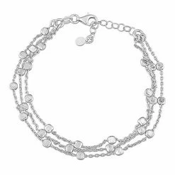 Stella Grace Sterling Silver Multistrand Chain Bracelet -Stella Grace Sales unnamed file 5627