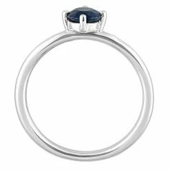 Stella Grace 10k White Gold Blue Sapphire Stackable Ring -Stella Grace Sales unnamed file 5639