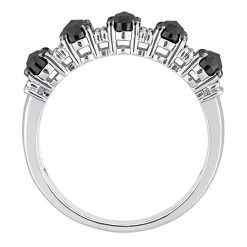 Stella Grace 10k White Gold 1 1/4 Carat T.W. Oval Black Diamond & 1/7 Carat T.W. Lab-Created Moissanite Wedding Band 7 Stella Grace 10k White Gold 1 1/4 Carat T.W. Oval Black Diamond & 1/7 Carat T.W. Lab-Created Moissanite Wedding Band -Stella Grace Sales unnamed file 5655