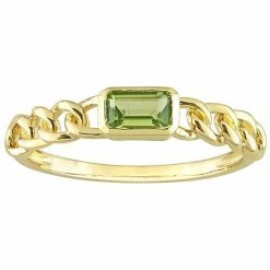 Stella Grace 10k Gold Peridot Link Ring
