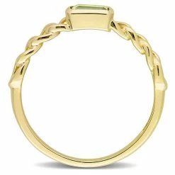 Stella Grace 10k Gold Peridot Link Ring -Stella Grace Sales unnamed file 5660