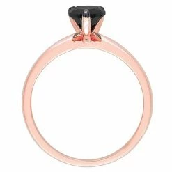 Stella Grace 14k Rose Gold 1 Carat T.W Black Diamond Pear-Shape Solitaire Ring 6 Stella Grace 14k Rose Gold 1 Carat T.W Black Diamond Pear-Shape Solitaire Ring -Stella Grace Sales unnamed file 5679