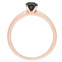 Stella Grace 14k Rose Gold 1/2 Carat T.W Cushion Cut Black Diamond Solitaire Engagement Ring 6 Stella Grace 14k Rose Gold 1/2 Carat T.W Cushion Cut Black Diamond Solitaire Engagement Ring -Stella Grace Sales unnamed file 5685