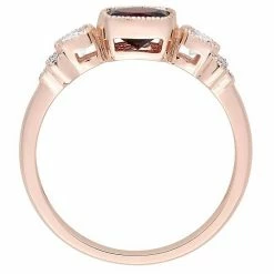 Stella Grace 10k Rose Gold Garnet, White Sapphire & Diamond Accent Fashion Ring 6 Stella Grace 10k Rose Gold Garnet, White Sapphire & Diamond Accent Fashion Ring -Stella Grace Sales unnamed file 5723