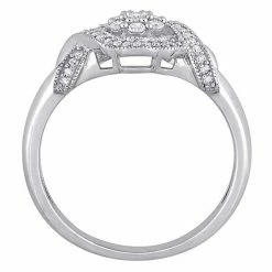 Stella Grace 10k White Gold 1/3 Carat T.W. Diamond Floral Engagement Ring -Stella Grace Sales unnamed file 5733