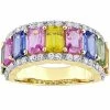 Stella Grace 14k Gold Multicolor Sapphire Ring