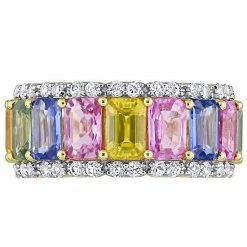 Stella Grace 14k Gold Multicolor Sapphire Ring -Stella Grace Sales unnamed file 5807