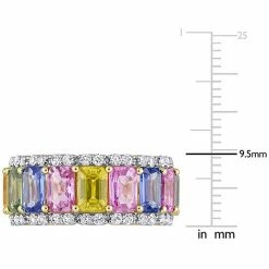 Stella Grace 14k Gold Multicolor Sapphire Ring -Stella Grace Sales unnamed file 5809