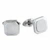 Stella Grace Sterling Silver Square Layered Cufflinks
