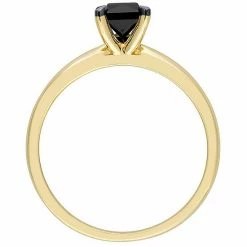 Stella Grace 14k Gold 3/4 Carat T.W Black Diamond Princess-Cut Solitaire Ring 5 Stella Grace 14k Gold 3/4 Carat T.W Black Diamond Princess-Cut Solitaire Ring -Stella Grace Sales unnamed file 5857